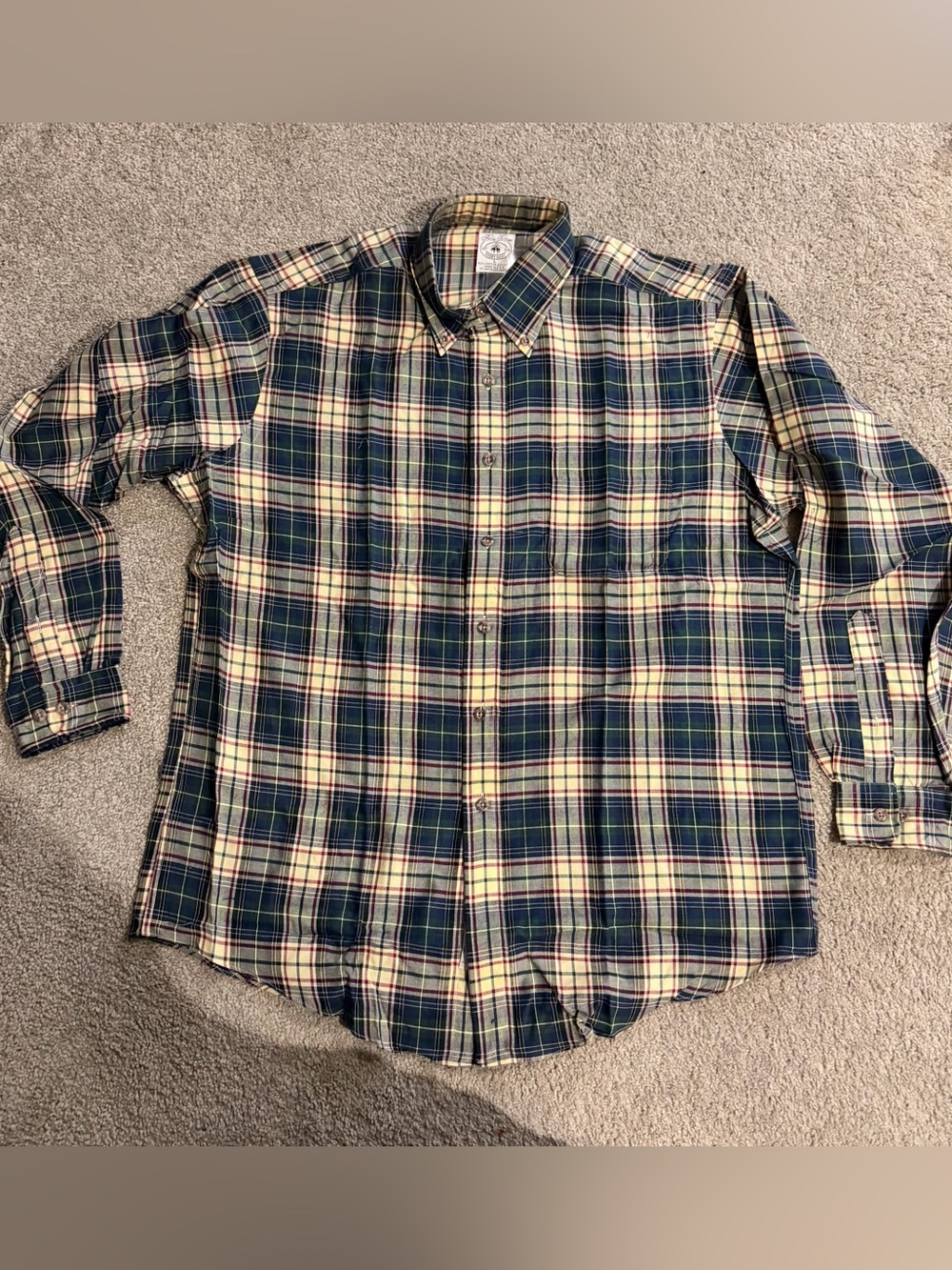 Brooks Brothers Fall Plaid Button-Down Shirt